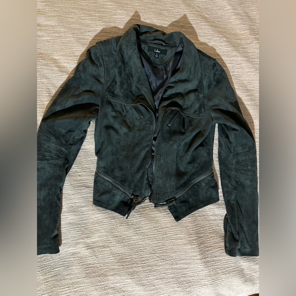 Lulu’s Vegan Suede Moro Jacket Small - Picture 2 of 15